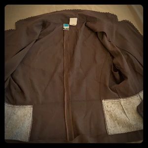 M size ( star city) brown light blazer, pre-wash